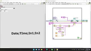 How to Write Data from Labview to Excel by Real-Time