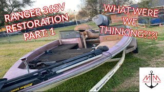 BASS BOAT RESTORATION | 1988 RANGER 363V | PART: 1