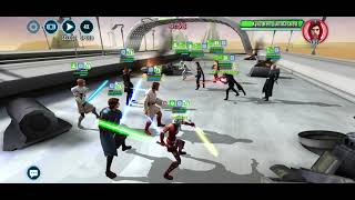 JMK vs SLKR - 100% WIN RATE - Jedi Master Kenobi vs Supreme Leader Kylo Ren - SWGOH