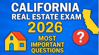 New California Real Estate Exam 2026 Crash Course Study Guide Salesperson Broker Test Prep Questions