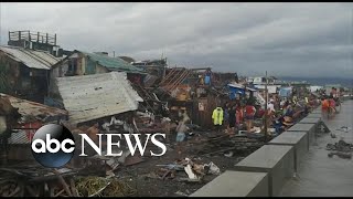 Typhoon Kammuri in Philippines rips through coastal town l ABC News