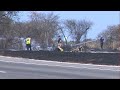 Firefighters battle brush fire along I-35, New Laredo Highway