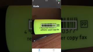 How to scan product code with iPhone