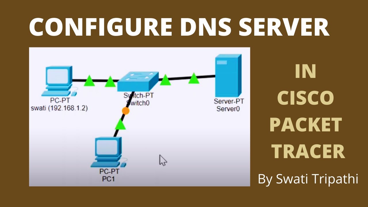 DNS Server Configuration In Cisco Packet Tracer - YouTube