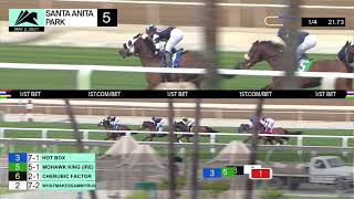 Whatmakessammyrun wins Race 5 on Sunday May 2, 2021 at Santa Anita Park.