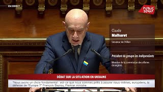 Guerre en Ukraine : Washington est devenu la cour de Néron, lance Claude Malhuret