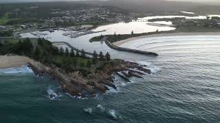 Bermagui evening sunset over Marina