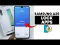 How to Lock Apps Using Secure Folder in Samsung A26