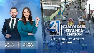 Noticiero de Guayaquil (Segunda Emisión 28/01/25)