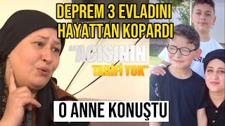 “Böyle bir acı yok” 3 evladını da depremde kaybetti… #deprem #türkiye #anne #haber #kahramanmaraş