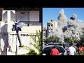 Moment Israeli bomb hits Lebanon building in major airstrike