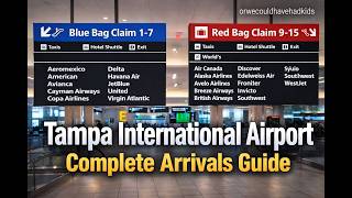 Tampa International Airport Arrivals Guide ✈️ Complete Walkthrough