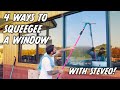 4 Ways To Squeegee Windows With a Pole