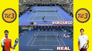 Tenis Real VS Tenis Videojuego | Tennis Elbow 2013 con Mods | Gameplay