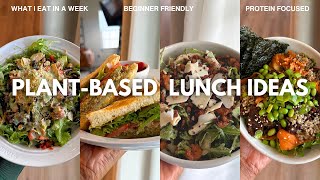 What I Eat In A Week For Lunch | Plant-Based Vegan | Healthy, Easy,  & Beginner-Friendly Lunch Ideas