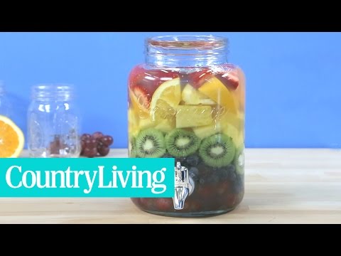 How to Make Rainbow Sangria | Country Living How to Make Rainbow Sangria | Country Living