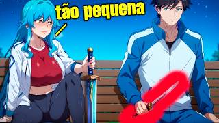 Ele é INVENCÍVEL Mas Só Com ARMAS MINÚSCULAS E Ninguém SABE! (20cm) - Recapitulação de Manhwa