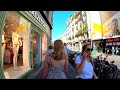 ⁴ᴷ 🇫🇷 Paris evening walking tour, beautiful bars and cafés, France 4K hdr 60fps