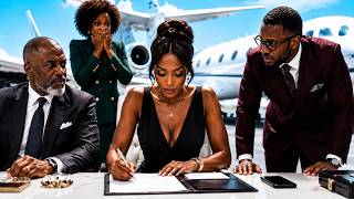 She Signed the Divorce Papers Calmly; Then Her Billionaire Jet Arrival Left the Family Speechless.