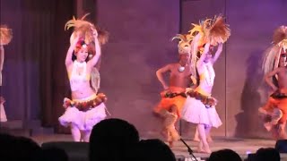 '17 タヒチアンダンス Tahitian Dance オテア　Ote'a 工藤むつみさん　フラガール ハワイアンズ