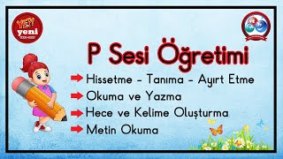 P Sesi Öğretimi ve  Ses Birleştirme Etkinlikleri | Dik Temel Harfler (1. Sınıf)