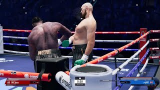 Deontay Wilder vs Tyson Fury Rnd one KO 🇺🇸🇬🇧🥊🥊. Devistating  KO from the Bronze Bomber 🥊🇺🇸