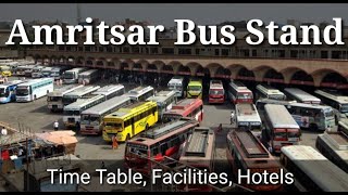 Amritsar Bus Stand - Buses Timetable, Phone No, Waiting Room, Food stalls, Nearby Hotels,Enquiry