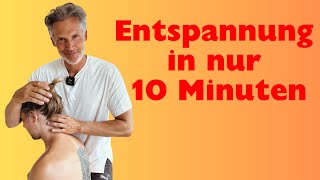 Schulter- und Nackenmassage im Sitzen - Gönne Dir eine Auszeit