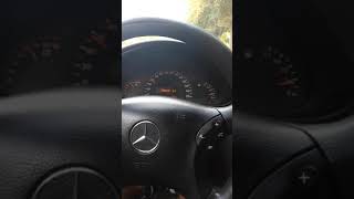 Mercedes W203 C200 Kompressor kickdown sound 🔊