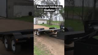 Trailer plataforma hidráulico Gladiator