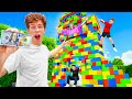 LAST TO LEAVE GIANT LEGO HOUSE WINS $10,000!