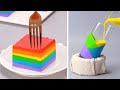 Fancy Rainbow Chocolate Cake Decorating Ideas | Chocolate Cake Hacks | So Yummy Cake Tutorials