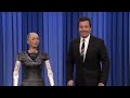 Sophia the Robot and Jimmy Sing a Duet of Say Something