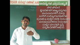 ಭಾರತದ ಅರಣ್ಯ ಸಂಪತ್ತು (ಭಾಗ-1),10ನೇ ತರಗತಿ, ಸಮಾಜ ವಿಜ್ಞಾನ