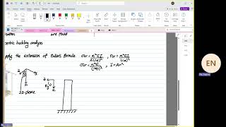 Wk02 Wed P01: Example Extension of Euler's Formula for Optimized Design under Centric Loading