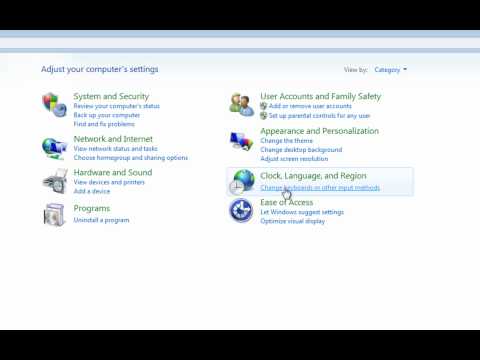 How To Change Your Default Keyboard settings in Windows 7 and Vista How To Change Your Default Keyboard settings in Windows 7 and Vista