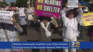 Group Opposed To Koreatown Homeless Shelter Asks South Korea PM to Cancel Garcetti Meeting