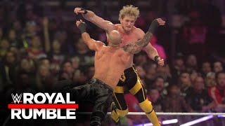 Logan Paul and Ricochet's unbelievable mid-air collision: WWE Royal Rumble 2023