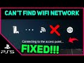 PS5 CAN'T FIND WIFI NETWORK EASY FIX! (Fast Solution)