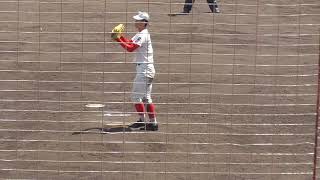 【智辯和歌山のエース/投ライナーを弾く】2018/05/20智辯学園和歌山高3年生・平田 龍輝(串本中)