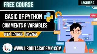 Python Lecture 2 | Comments and Variables in Python | Area & Perimeter Assignment