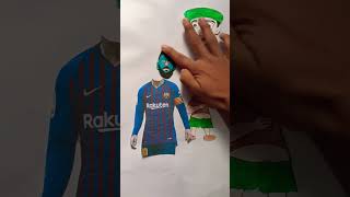 Avatar messi Barcelona and dholu molu #messi #shortsviral #littlesingham