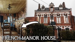 Graceful French truck drivers Mansion left abandoned in the middle of a city