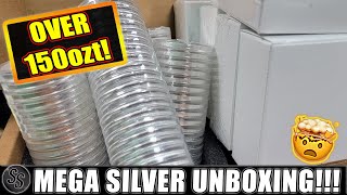 MEGA Silver Unboxing - Over 150 Ounces of Silver Coins and Bars!