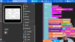 Turns an M5Stack into an Azure Dashboard with UiFlow Blockly style drag and drop Python