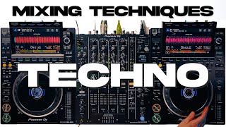 Mixing Techniques for a Techno DJ Set - CDJ 3000s