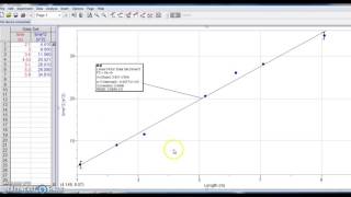 Linearizing Data using Vernier Logger Prog