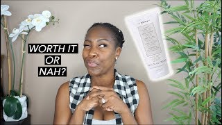 Creamy Foaming Cleanser For Dry Skin | Korres Greek Yoghurt Cleanser | Demo \u0026 Review | Dark Skin