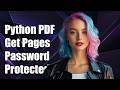 Python get number of pages from password protected pdf