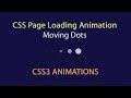 CSS Page Loading Animation | CSS3 Animations | csPoint